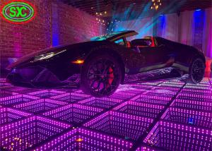Quality Lights Digital Media Interactive IP34 3mm LED Dance Floor For DJ Party Events for sale