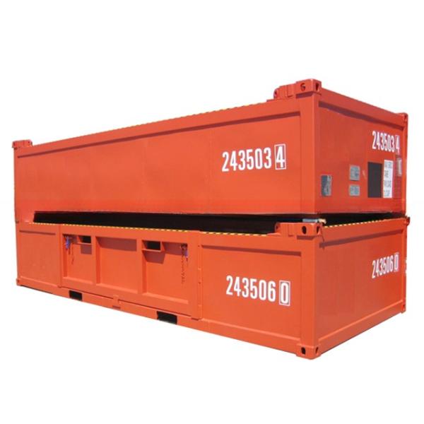 20ft DNV2.7-1 Standard Half Height Offshore Cargo Baskets Container with 14.00 cbm Capacity Design Standard ISO10855