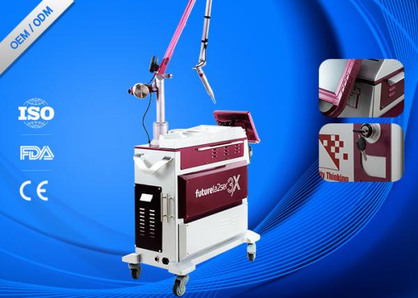 Buy High Power Tattoo Removing Equipment , Q Switched Nd Yag Laser Machine With PTP MLA Mode at wholesale prices