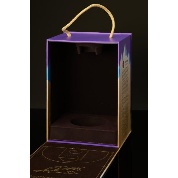 Caja de Ron 01669(1) Recyclable Wine Packaging Box Magnetic Flip Leather Cardboard Gift Box Velvet Inside