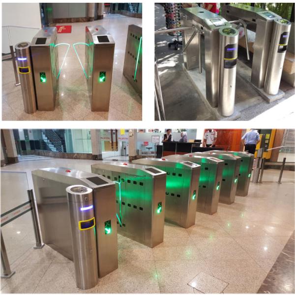 RFID Card Collector Access Control Turnstiles 304 Stainless Steel Dropbox Cabin Type