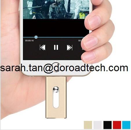 Buy New Design OTG USB Flash Drive for iPhone, 100% Real Capacity USB Disks at wholesale prices