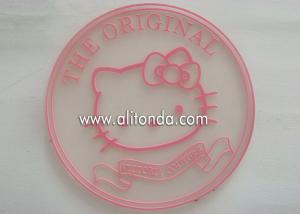 Reusable Round custom drink coaster for gift transparent coaster with cartoon figures and drink sets printed