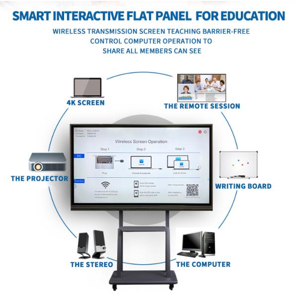 OEM ODM Conference 86 Inch Interactive Touch Whiteboard All In One