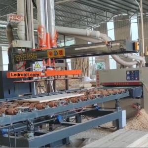Quality PLC Controlled Steel Automatic Board Loading Unloading Machine with Emergency Stop for sale
