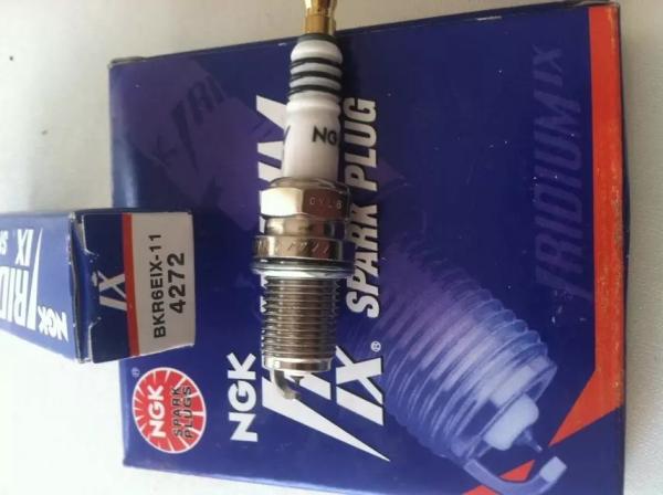 Buy IX Resistor Car Spark Plug , NGK Iridium Spark Plugs BKR6EIX11 # 3764 at wholesale prices