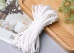 2mm 3mm 4mm Elastic Ear Loop / White Disposable Round Elastic String Flat Ribbon
