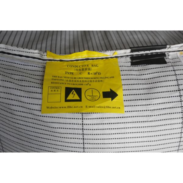 Anti Static NEL Fibc Container Earth Resistance Explosion Prevention