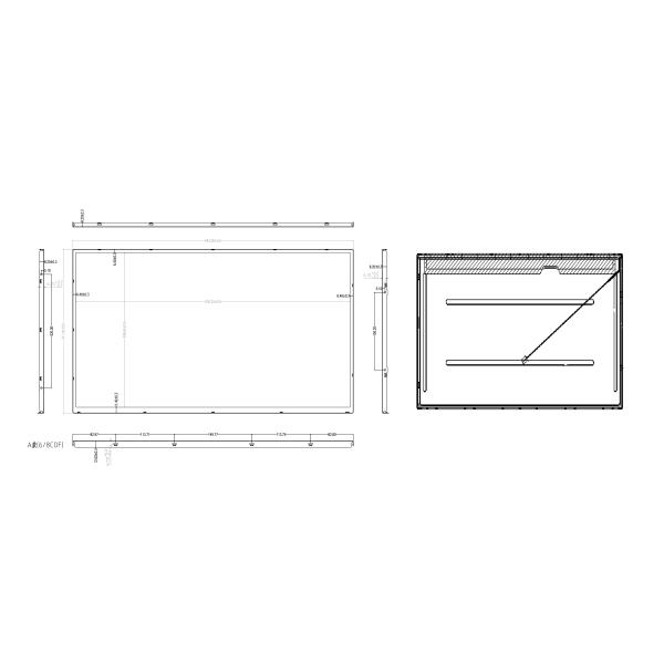 24 23.8 Inch 30 PIN LVDS LCD Display 500 Nits TFT LCD With Driver Board 1920*1080