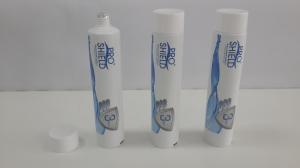 China Matt Surface Flexible Toothpaste Tube Packaging Laminated Tube Container Screw Flat Cap on sale