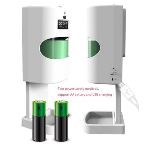 Quality 0.2C Accuracy 2*AA Battery Infrared Hand Sanitiser Dispenser for sale