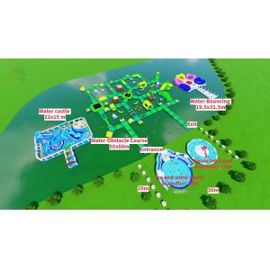 Quality Customizable INFLATABLE WATER PARK for Your Water Park Business for sale
