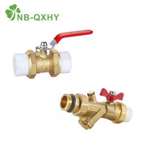 China Hot Water Union Ball Valve Normal Temperature Bypass-Valve OEM Brass for Home Plumbing on sale