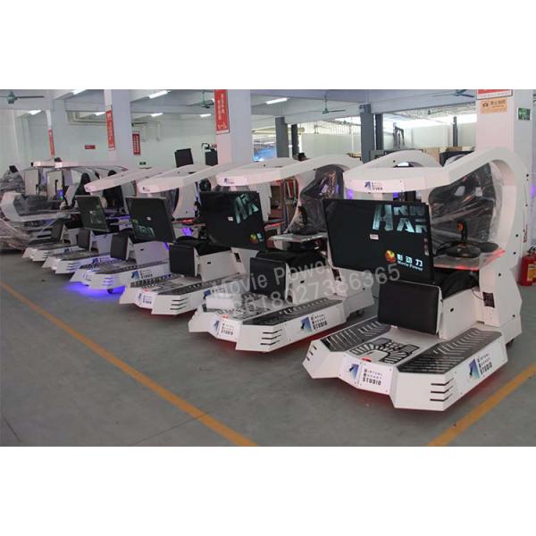 360 Degree Virtual Reality Motion 9D VR Ski Simulator With Electric System