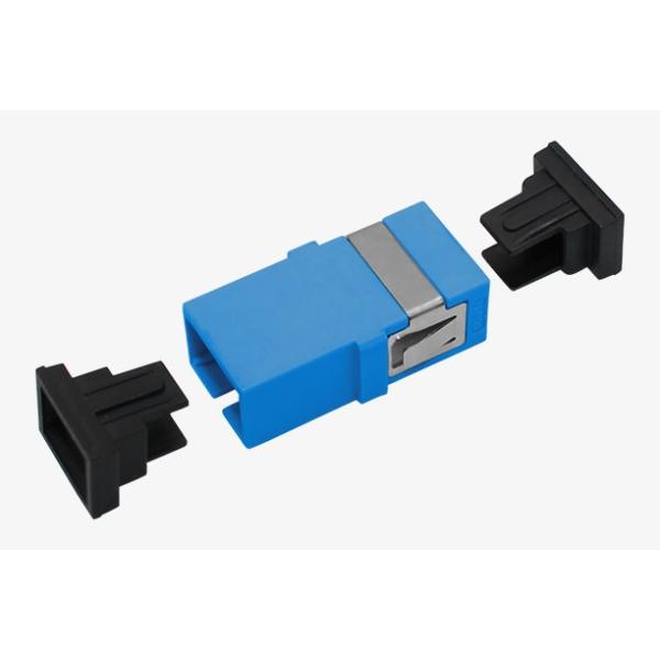 Simplex SC UPC Adapter Blue Single Mode Optical Fiber Adapter