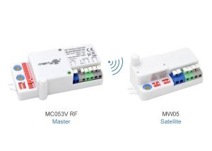 'Wireless Motion Sensor For High Bay / Low Bay / Linear And Batten Light With Group Networkong Function MC053V RF + MW05