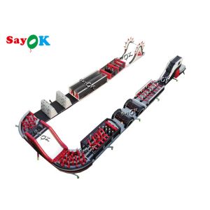 Quality 150m 495ft Commercial Inflatable Obstacle Course For Adult for sale