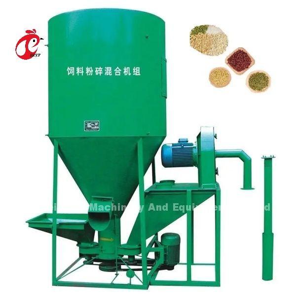 Buy High Efficiency Animal Feed Processing Machine Mixer And Crusher Combine Machine Iris at wholesale prices