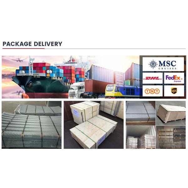 Good Quality Materials for Daily Use 12mm 14mm 16mm Cold-Galvanizing Metal Stretched Mesh for Fences Grates Walkways Ramps Stairs
