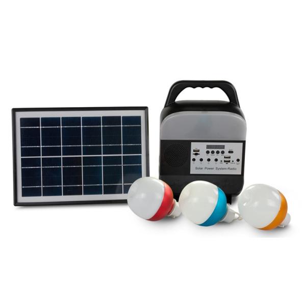 Outdoor Portable Portable Multi-Function Solar Power Generation System Headlight with Rechargeable Audio Bluetooth Radio