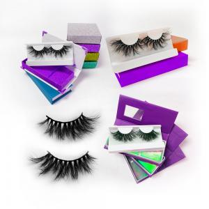 Quality Custom Packaging Full Strip Lashes 6D 25mm Mink Lashes Vendors Daily Makeup for sale