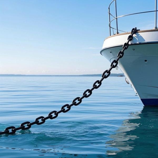 52mm Spray Paint Stud Link Marine Mooring Chain U1 U2 U3 Spray Paint