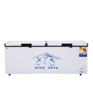 Commercial top open display chest freezer
