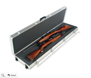 Quality Hard Shell Rifle Case , Aluminium Rifle Case With Sponge And Safe Locks for sale