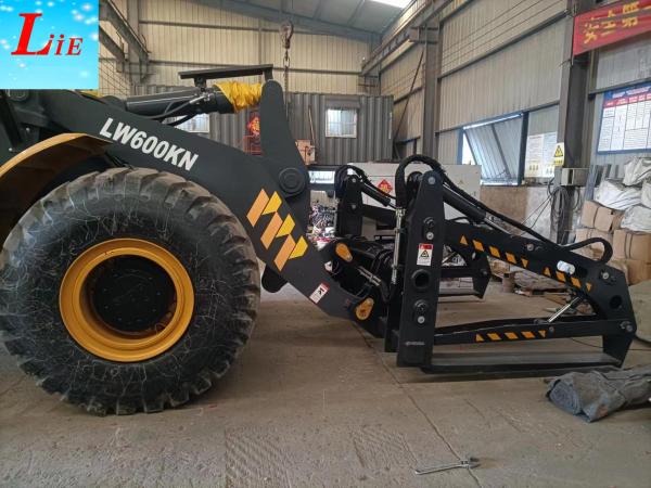 Buy 5 Ton Wheel Loader log Grapple 1.8CBM Front End Wheel Loader with log grapple wheel loader grapple attachments at wholesale prices