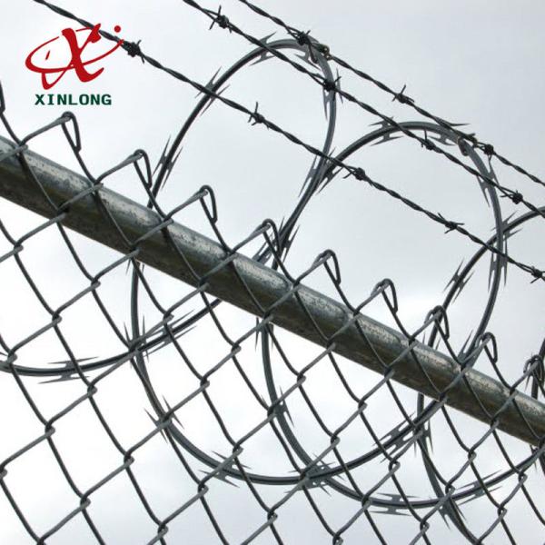 BTO CBT Razor Barbed Wire with Single / Double Coil For Airport