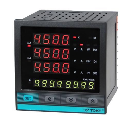 Buy LCD Display 3 Phase Power Meter RS485 Modbus RTU Protocol at wholesale prices