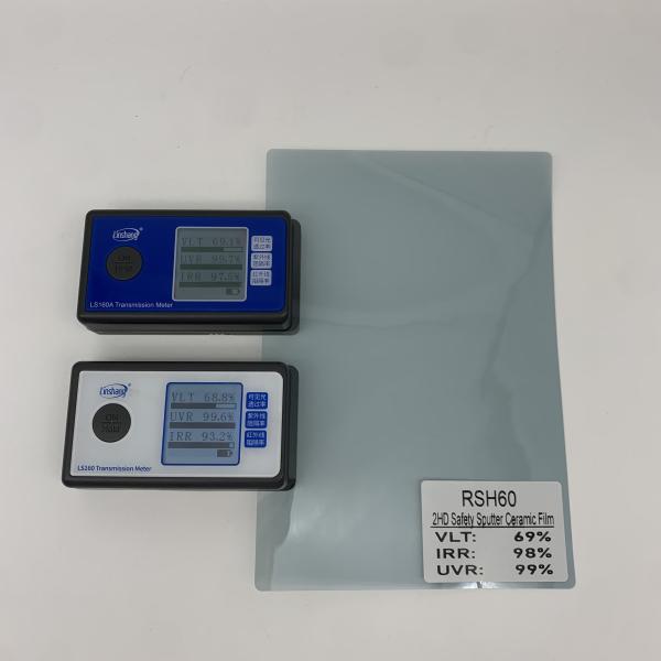 NASIDO RSH60 2HD Metal Ceramics Safety Film 4 mil VLT60% Windshield Film