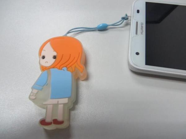 Buy Custom 2d/3d Soft PVC Cartoon Figures Shape With Durable Elastic Lanyard For Mobile Phone Accessories at wholesale prices