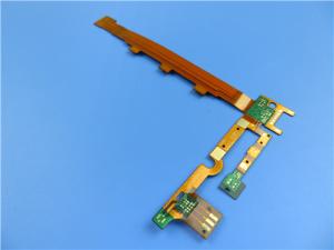 China Multilayer Flexible PCB Built on Polyimide With Immersion Gold and Green Solder Mask for Wireless Intercom on sale
