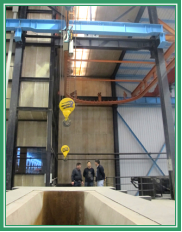 Durable Hot Dip Galvanizing Line 7.0x1.2x2.2m Zinc Tank With Environmental Protection System