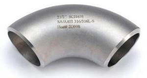 ASTM A403 WP316 Stainless Steel Pipe Fittings / Elbow LR / SR 90 DEG BW ENDS