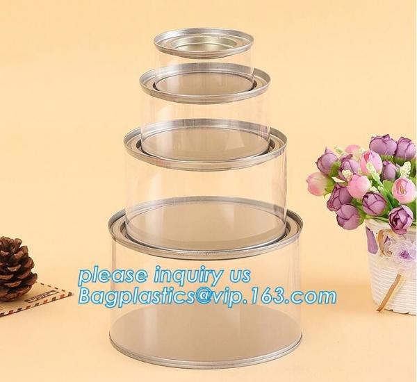 1 gallon clear plastic paint cans for packaging,Plastic Food Grade Clear PET Can Round Food Storage Container Screw Lid