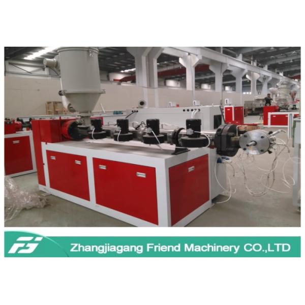 Three Layers Pvc Fiber Reinforced Hose Extrusion Line Weather Resistance