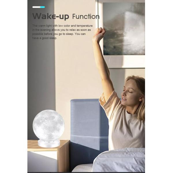Magnetic Floating Smart WiFi LED Light 3D Printing Moonlight Living Room Decoration