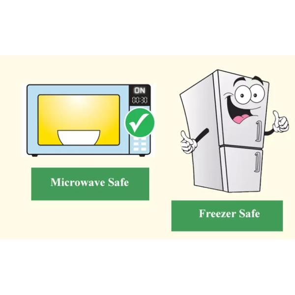 4 Compartment PP 1L Disposable Takeaway Food Container