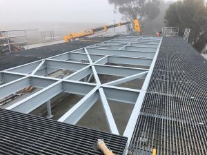 High Load Capacity Fabricated Steel Structure for Durable Use