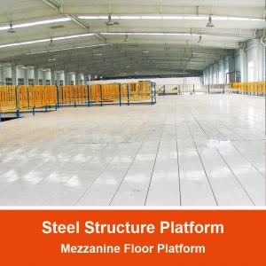 China Steel Structure Platform Mezzanine Floor Platform  Warehouse Storage Racking on sale