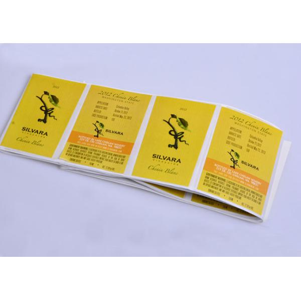 Spot UV 3d logo full color printing labels roll for wine bottle packaging customized