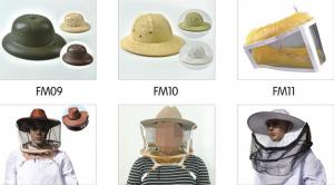 Quality Beekeeping equipment bee protective hat with veil bee hat for sale