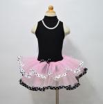children ballet tutu skirt with pearl necklace for kids dance costume latin