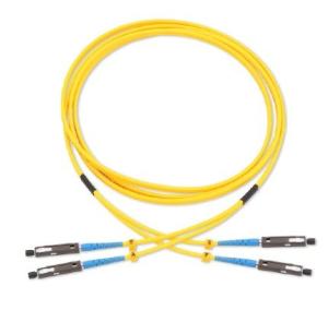 Quality Speed Data Transmission G657A2 Duplex Optical Fiber Patch Cord for Communication for sale