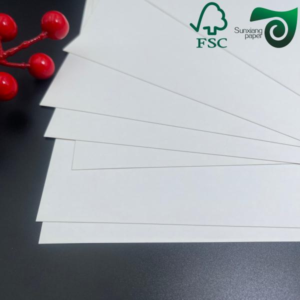 FSC 300gsm 325gsm White Top Coated Kraft Paper CKB Food Grade Board For Yogurt Packaging
