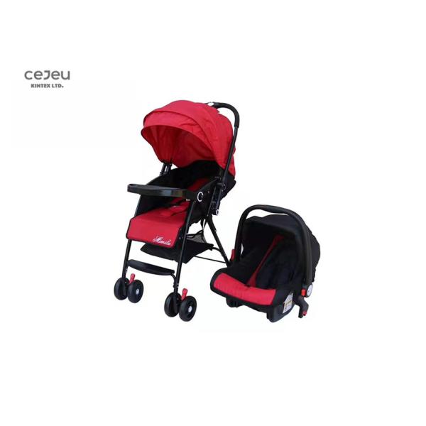 PP Handle Umbrella Fold Pushchair With 5 Inch 6 Wheels 5 Point Harness