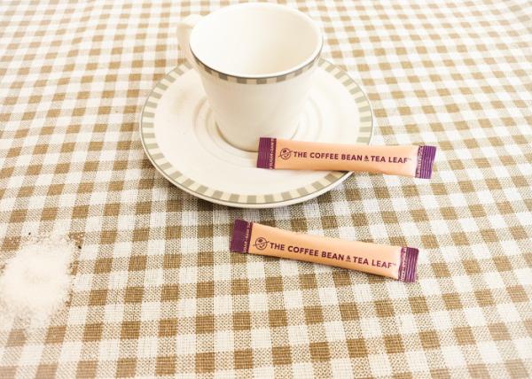Buy Single Condiment Packets With Customized White Sugar Design Options at wholesale prices