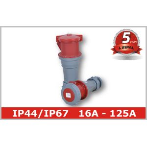 China Three Phase CEE Industrial And Multiphase Power Plugs And Sockets on sale